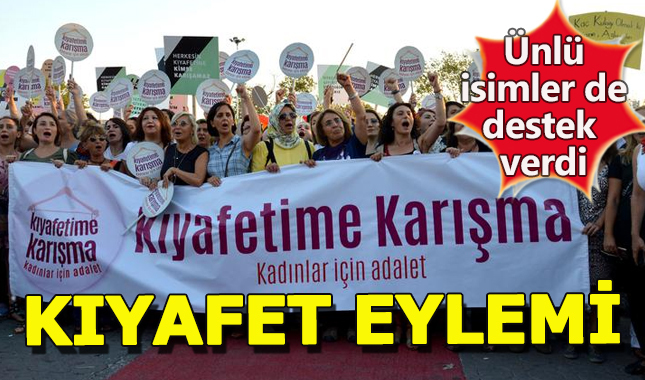 Kadıköy'de "Kıyafetime Karışma" eylemi düzenlendi