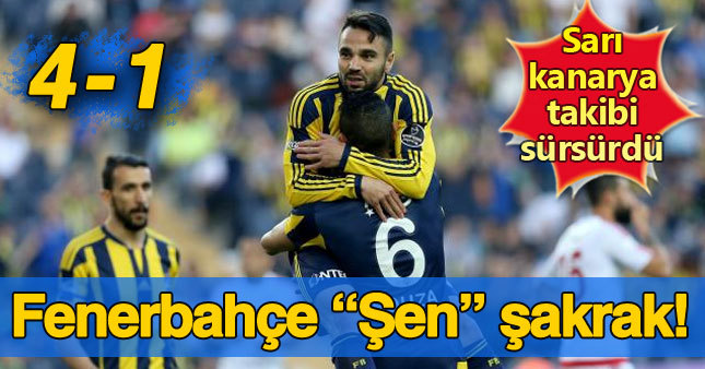 Fener'den dört dörtlük galibiyet!