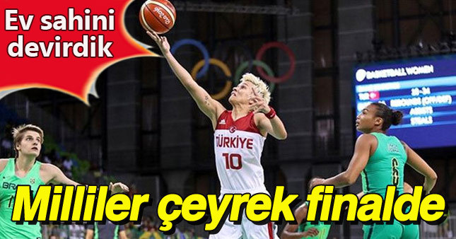 Kadın Basketbol Takımımız çeyrek finale yükseldi