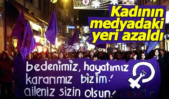 Medyada kadınlara ayrılan yer azaldı