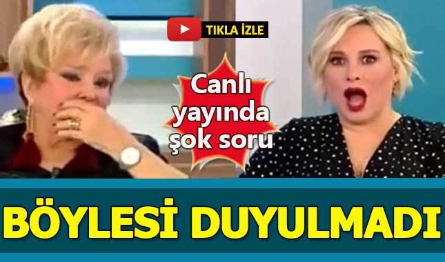 Kadın izleyiciden canlı yayında şoke eden soru!