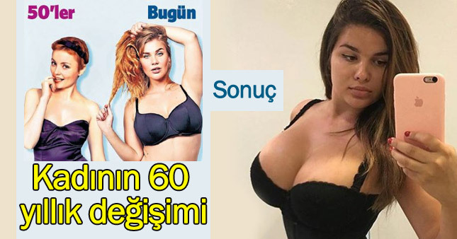 Kadın vücudu 60 yılda öyle bir değişti ki... Çok şaşıracaksınız