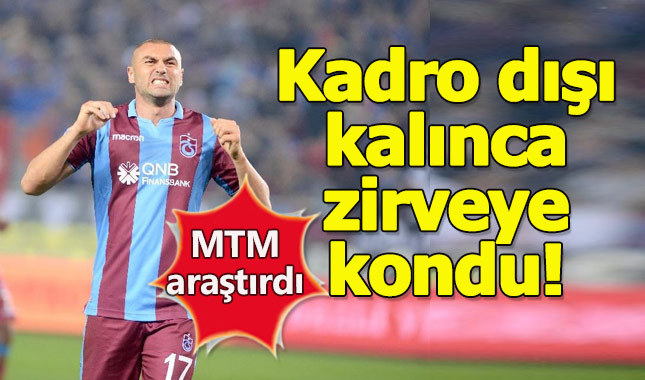 Kadro dışı kararı Burak Yılmazı zirveye taşıdı