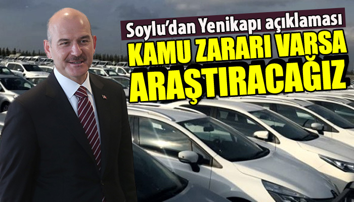 "Kamu zararı olmuşsa araştırırız"