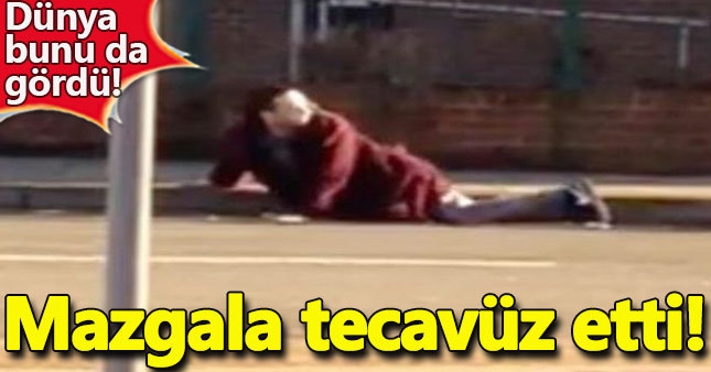 Kanalizasyon mazgalına tecavüz eden adam!