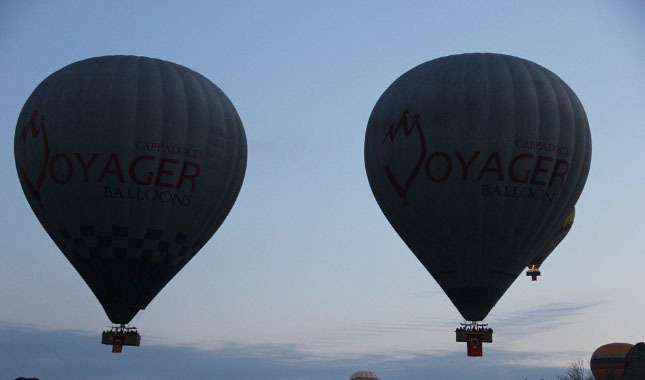 Kapadokya'nın balonları 23 Nisan için havalandı!