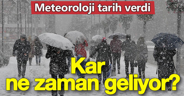 Kar ne zaman yağacak, İstanbul'a kar yağacak mı?