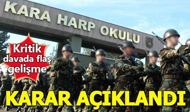 Kara Harp Okulu davasında karar açıklandı