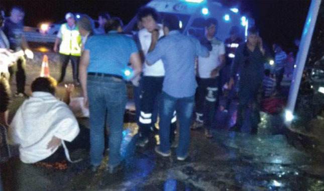 Karaman'da can yakan otobüs kazası