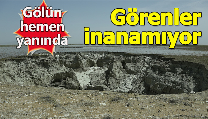 Karaman'da şaşırtan obruklar