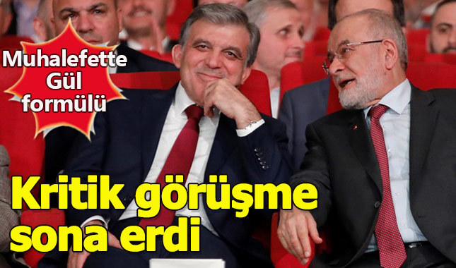 Karamollaoğlu-Gül görüşmesi 2 saatten fazla sürdü