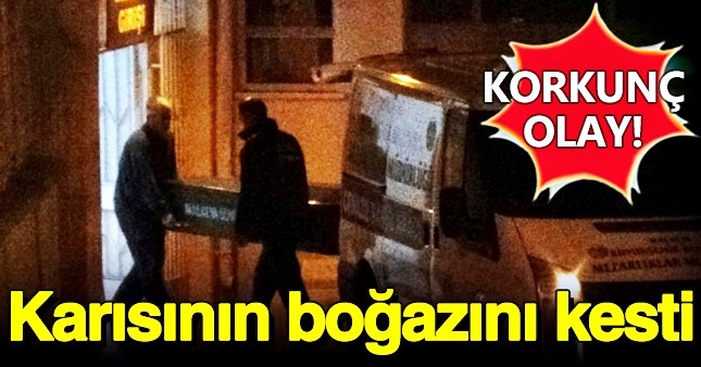 Karısını öldürüp polise ihbar etti