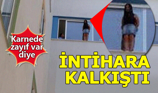 Karnesinde zayıf var diye intihara kalkışan öğrenci