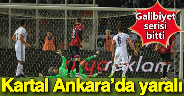 Kartal Ankara'da yaralı