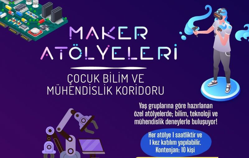 Kartal Belediyesi'nden Çocuklara Bilim ve Teknoloji Atölyeleri