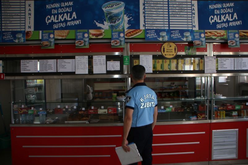 Kartal Zabıta Ekiplerinden Okul Kantinlerine Denetim