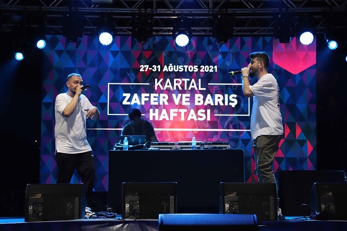 Kartal'da zafer haftası kutlamaları ‘Ceza' Konseri ile başladı