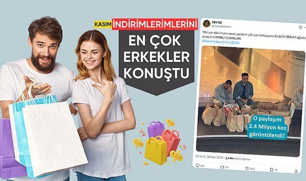 Kasım indirimlerini en çok konuşanlar, Erkekler ve evliler oldu!