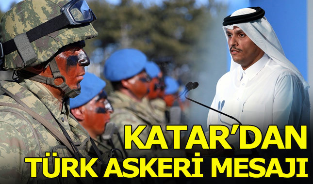 Katar'dan Türk askeri açıklaması