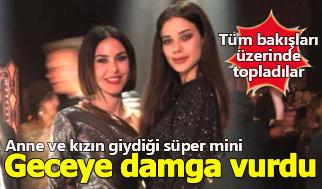 Katıldıkları davette Defne Samyeli ve kızı Deren ilgi odağı oldu