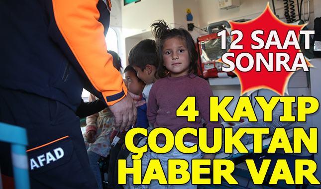 Kaybolan çocuklar sağ salim bulundu