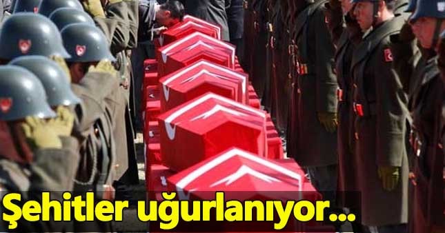 Kayseri'de şehit düşen askerlerin isimleri!