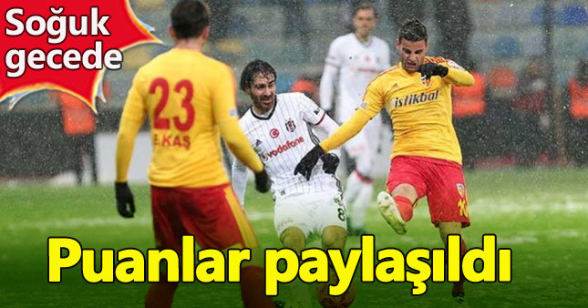 Kayserispor 1-1 Beşiktaş (Maç Özeti)