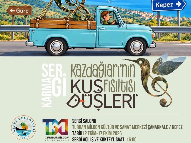 “Kaz Dağları'nın Fısıltısı Kuş Düşleri” Sergisi Kepez'de Sanatseverlerle Buluşuyor