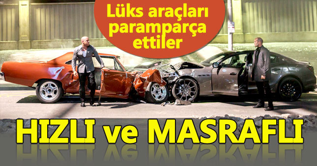 Kaza sahneleri milyon dolarlık oldu