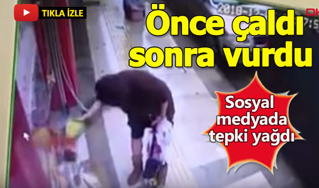 Kedinin battaniyesini çalıp sonra da vurdu