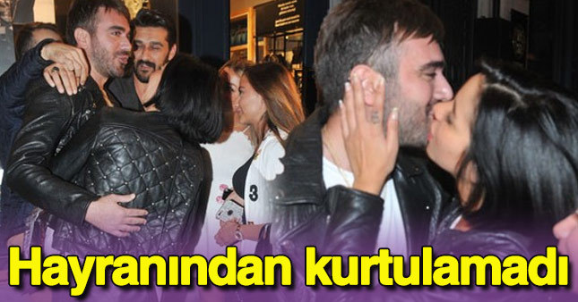 Kemal Doğulu'ya öpücük yağmuru