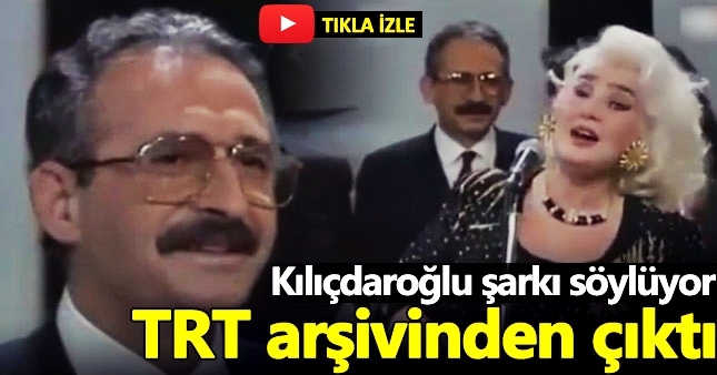 Kemal Kılıçdaroğlu TRT'nin arşivinden çıktı