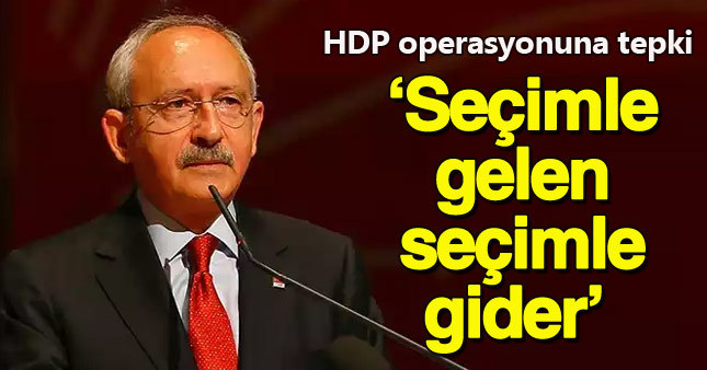 Kemal Kılıçdaroğlu'ndan HDP açıklaması