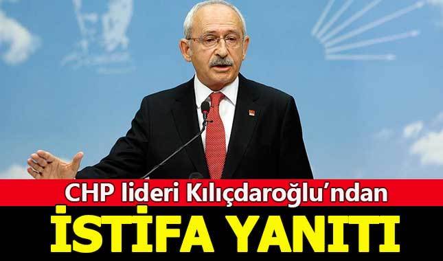 Kemal Kılıçdaroğlu'ndan istifa sorusuna cevap