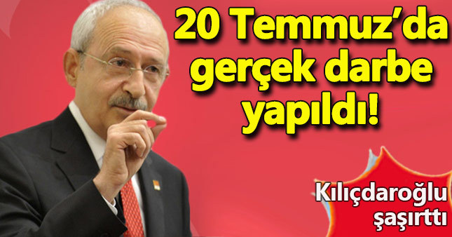 Kemal Kılıçdaroğlu'ndan şaşırtan açıklama