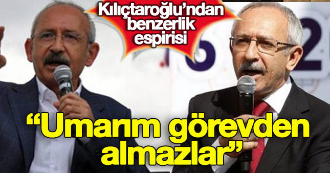 Kemal Kılıçtaroğlu'ndan Ahmet Emre Bilgili benzerliği espirisi