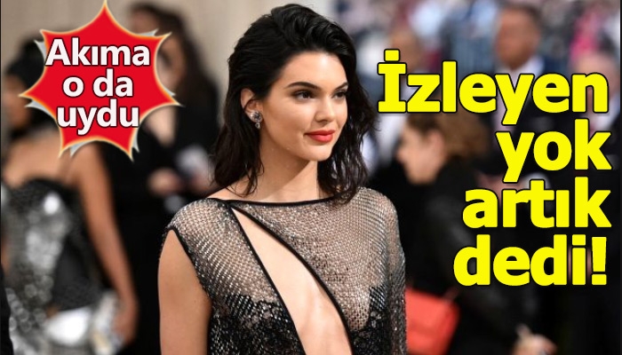 Kendall Jenner ağızları açık bıraktı