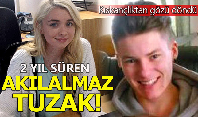 Kendisini terk eden eski sevgilisine akılalmaz tuzak kurdu!