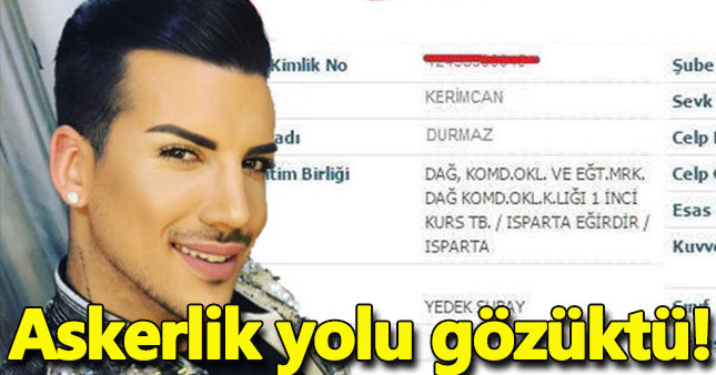 Kerimcan Durmaz askere mi gidiyor?