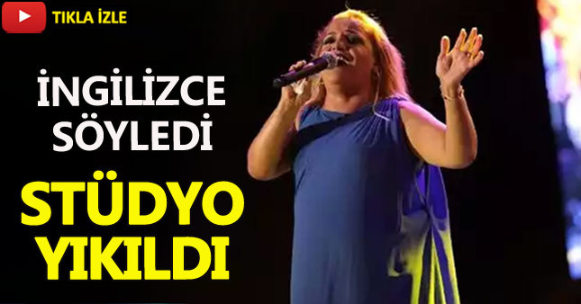 Kibariye İngilizce şarkıyla coşturdu