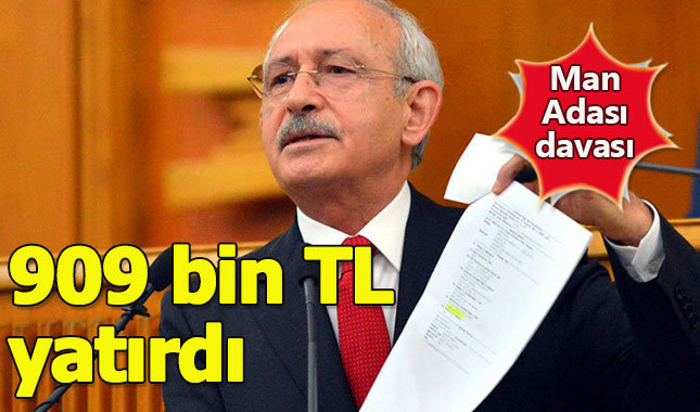 Kılıçdaroğlu Erdoğan'a 909 bin TL tazminat ödedi