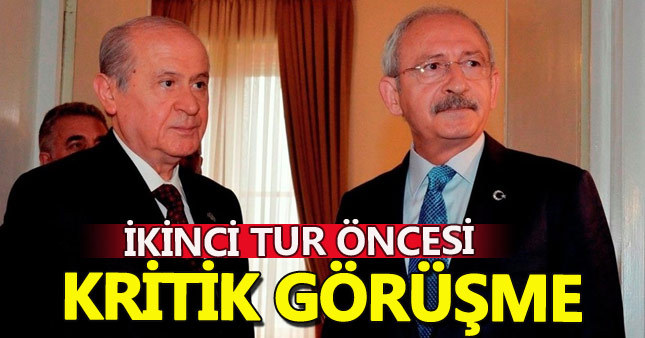 Kılıçdaroğlu ile Bahçeli arasında sürpriz görüşme