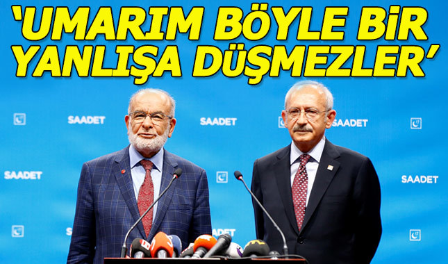 Kılıçdaroğlu ve Karamollaoğlu'ndan YSK'ya "İstanbul" çağrısı
