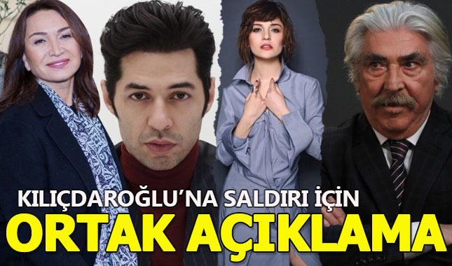 Kılıçdaroğlu'na saldırı için sanatçılardan ortak açıklama