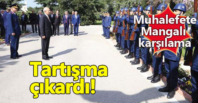 Kılıçdaroğlu'na, tartışma çıkaran mangalı karşılama