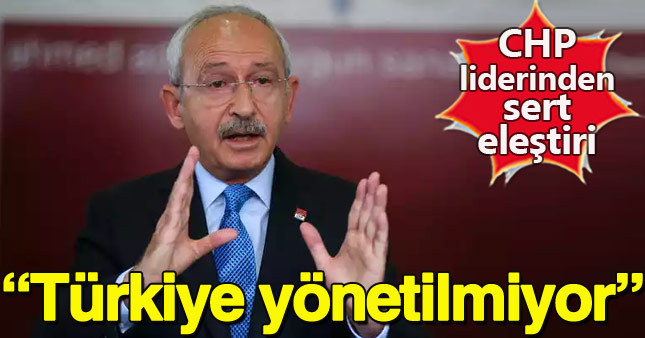 Kılıçdaroğlu'ndan Başbakan'a: FETÖ'yü besleyen sizsiniz