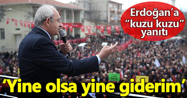 Kılıçdaroğlu'ndan Erdoğan'a "kuzu kuzu" yanıtı
