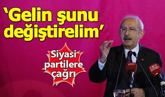 Kılıçdaroğlu'ndan siyasi partilere "cinsiyet kotası" çağrısı