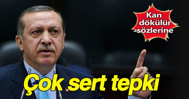 Kılıçdaroğlu'nun "kan dökülür" sözlerine Erdoğan çok sert tepki gösterdi.