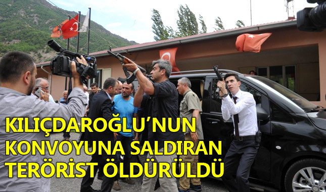 Kılıçdaroğlu'nun konvoyuna saldıran terörist öldürüldü